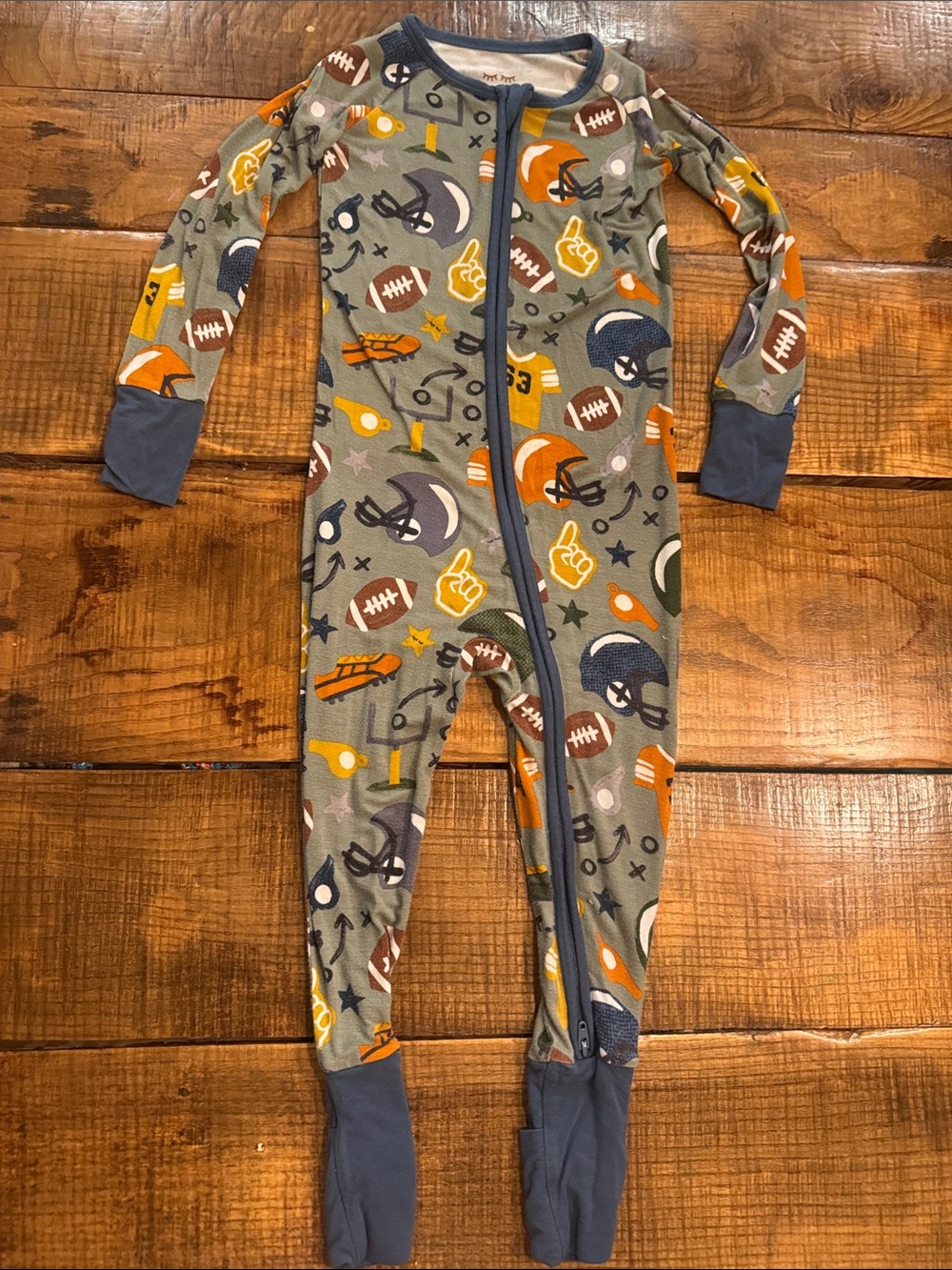 Little Sleepies Touchdown Time Zippies